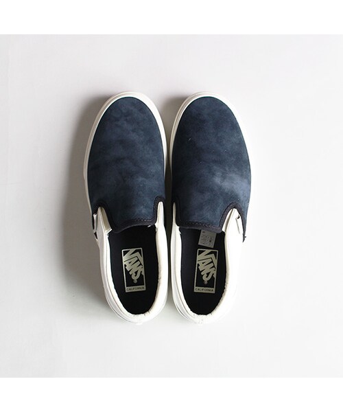 VANS（バンズ）の「Classic Slip-on CA（ファッション雑貨・Navy x White・5.5/6/9/9.5/10）」の11枚目の写真