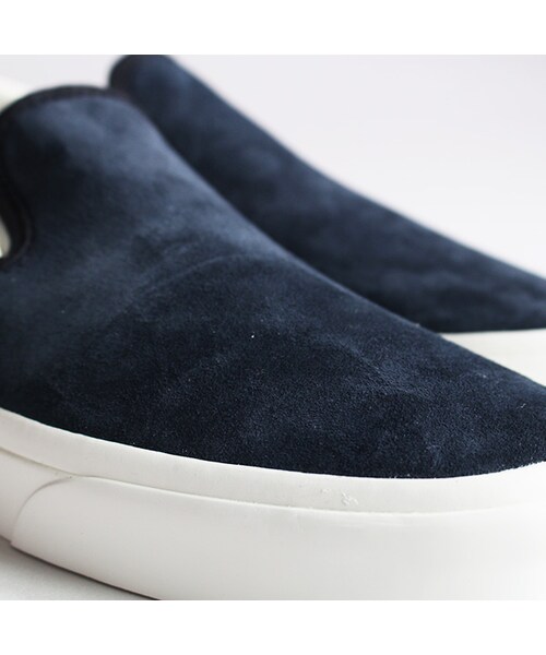 VANS（バンズ）の「Classic Slip-on CA（ファッション雑貨・Navy x White・5.5/6/9/9.5/10）」の6枚目の写真