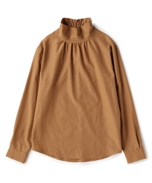 ADAM ET ROPE'(アダムエロペ)の「タートル衿ブラウス(トップス・レディース・キャメル・38)」の2枚目の写真