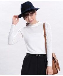 ROPE' PICNIC | プチハイネックニットクプルオーバー(トップス)