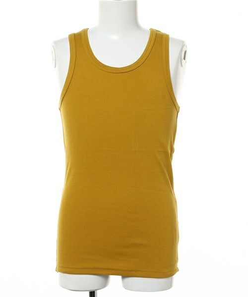 Johnbull Private labo(ジョンブルプライベートラボ)の「アンダータンクトップ(タンクトップ・メンズ・ホワイト/ブラック/グレー/チャコールグレー/マスタード/バーガンディー・MEDIUM/LARGE)」の17枚目の写真