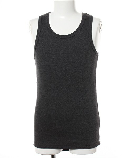 Johnbull Private labo(ジョンブルプライベートラボ)の「アンダータンクトップ(タンクトップ・メンズ・ホワイト/ブラック/グレー/チャコールグレー/マスタード/バーガンディー・MEDIUM/LARGE)」の16枚目の写真