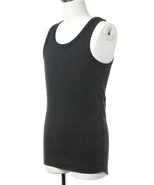 Johnbull Private labo(ジョンブルプライベートラボ)の「アンダータンクトップ(タンクトップ・メンズ・ホワイト/ブラック/グレー/チャコールグレー/マスタード/バーガンディー・MEDIUM/LARGE)」の7枚目の写真