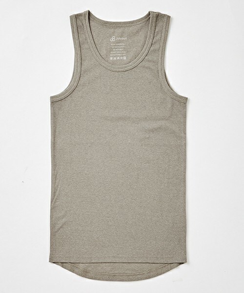 Johnbull Private labo(ジョンブルプライベートラボ)の「アンダータンクトップ(タンクトップ・メンズ・ホワイト/ブラック/グレー/チャコールグレー/マスタード/バーガンディー・MEDIUM/LARGE)」の4枚目の写真