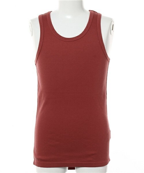 Johnbull Private labo(ジョンブルプライベートラボ)の「アンダータンクトップ(タンクトップ・メンズ・ホワイト/ブラック/グレー/チャコールグレー/マスタード/バーガンディー・MEDIUM/LARGE)」の18枚目の写真