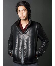 シェラックウールレザーダウンベストshellac SHELLAC（シェラック）の「【SHELLAC 2015 Autumn Collection 先行予約