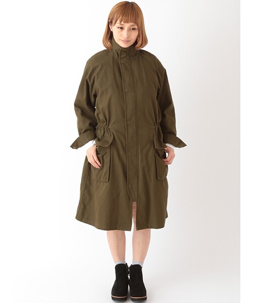 w closet（ダブルクローゼット）の「ビッグシルエットミリタリーコート