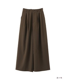 w closet | ツイルタックワイドパンツ(パンツ)