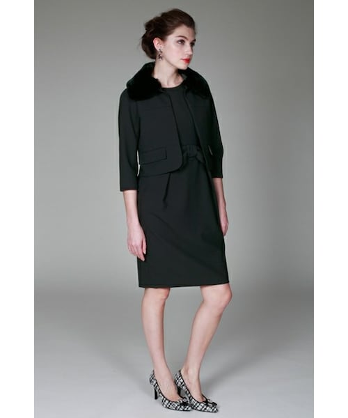 GRACE CLASS（グレースクラス）の「ファー衿ドビージャケット（）」 - WEAR