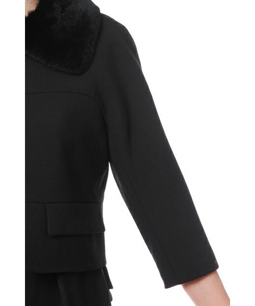 GRACE CLASS（グレースクラス）の「ファー衿ドビージャケット（）」 - WEAR