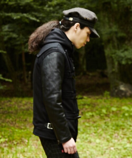 VIRGOwearworks（ヴァルゴウェアワークス）の「Return spit wool cap ウールワークキャップ（帽子・メンズ・BLACK/NAVY/BROWN）」の16枚目の写真