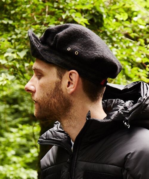 VIRGOwearworks（ヴァルゴウェアワークス）の「Return spit wool cap ウールワークキャップ（帽子・メンズ・BLACK/NAVY/BROWN）」の13枚目の写真