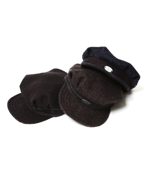 VIRGOwearworks（ヴァルゴウェアワークス）の「Return spit wool cap ウールワークキャップ（帽子・メンズ・BLACK/NAVY/BROWN）」の7枚目の写真