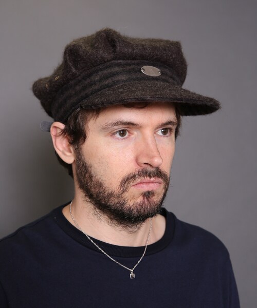 VIRGOwearworks（ヴァルゴウェアワークス）の「Return spit wool cap ウールワークキャップ（帽子・メンズ・BLACK/NAVY/BROWN）」の3枚目の写真
