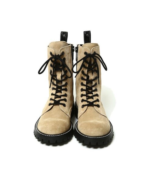 VIRGOwearworks（ヴァルゴウェアワークス）の「Militaria special bots neo 編み上げブーツ（シューズ・メンズ・BEIGE/GRAY/BLACK・2/3/4）」の6枚目の写真