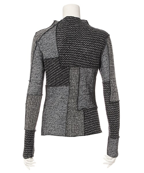 G.V.G.V.(ジーヴィージーヴィー)の「PATCHWORK HIGHNECK TOP(トップス・レディース・OTHER・XS)」の2枚目の写真