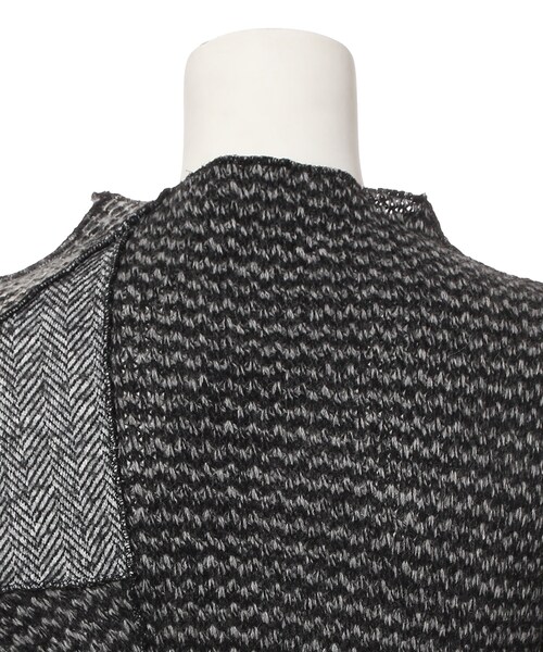 G.V.G.V.(ジーヴィージーヴィー)の「PATCHWORK HIGHNECK TOP(トップス・レディース・OTHER・XS)」の4枚目の写真