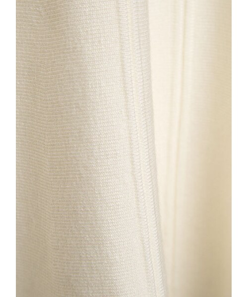 gracegift(グレースギフト)の「立體感直條高腰針織傘裙(スカート・レディース・黑/白・F)」の4枚目の写真