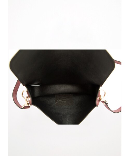 gracegift（グレースギフト）の「韓國帥氣女孩皮革小方包（バッグ・レディース・咖/藕・F）」の10枚目の写真