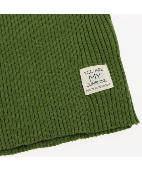 apres les cours(アプレレクール)の「dailyリブニットタートル(トップス・キッズ・ブラック/アイボリー/マスタード/オリーブ/ピンク・80/90/100/110/120/130/140)」の13枚目の写真