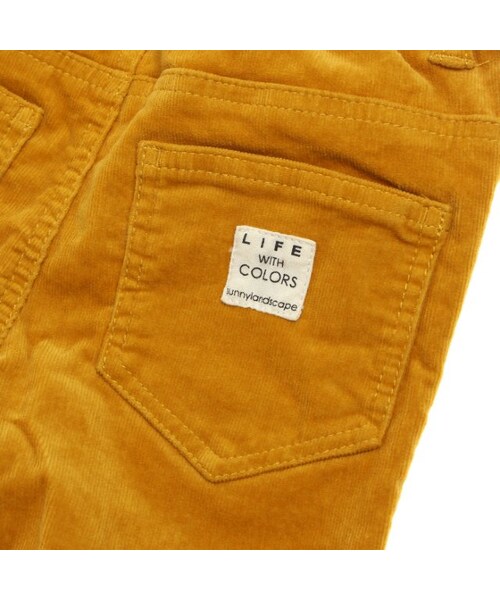 apres les cours（アプレレクール）の「standardコーデュロイスキニーパンツ（パンツ・キッズ・ブラック/キャメル/アイボリー/サックス・80/90/100/110/120/130/140）」の14枚目の写真