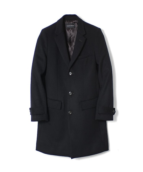 LOUNGE LIZARD ラウンジリザード SUPER 100's W CLOTH MELTON ショート