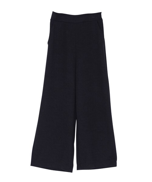 GYDA(ジェイダ)の「ハイウエストニットパンツ(パンツ・レディース・ブラック/ブラウン/カーキ・F)」の6枚目の写真