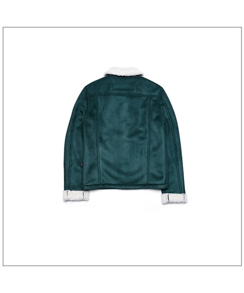 ROMANTIC CROWN（ロマンティッククラウン）の「LUMBERJACK MOUTON JACKET_DEEPGREEN（ジャケット/アウター・メンズ・기타）」の2枚目の写真