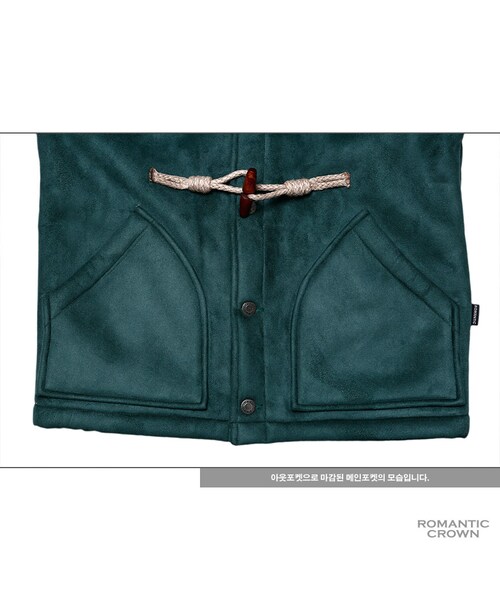 ROMANTIC CROWN（ロマンティッククラウン）の「LUMBERJACK MOUTON JACKET_DEEPGREEN（ジャケット/アウター・メンズ・기타）」の5枚目の写真