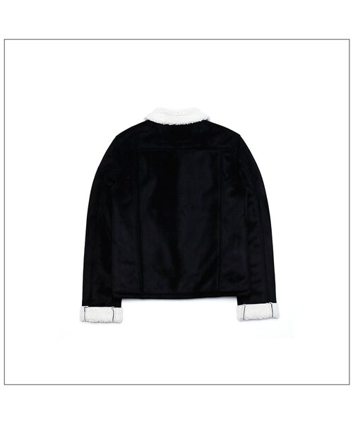 ROMANTIC CROWN（ロマンティッククラウン）の「LUMBERJACK MOUTON JACKET_BLACK（ジャケット/アウター・メンズ・기타）」の2枚目の写真