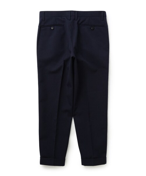 ADAM ET ROPE'（アダムエロペ）の「ウールポリエステル サージクロップドパンツ（パンツ・メンズ・ブラック/ブルー系・M/L）」の4枚目の写真