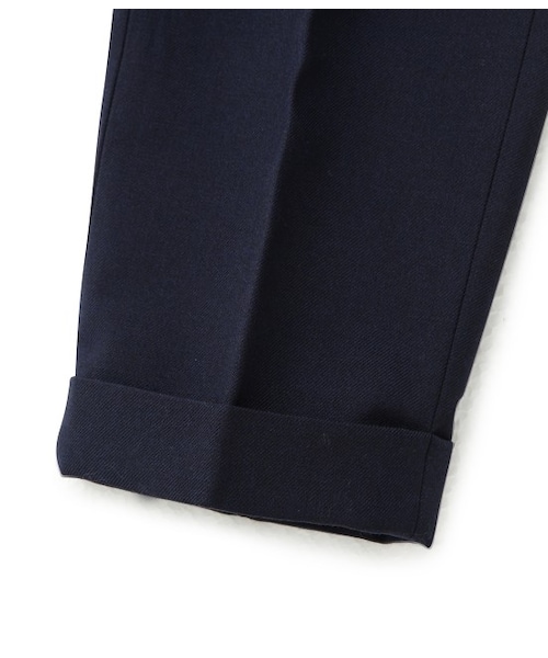 ADAM ET ROPE'（アダムエロペ）の「ウールポリエステル サージクロップドパンツ（パンツ・メンズ・ブラック/ブルー系・M/L）」の9枚目の写真