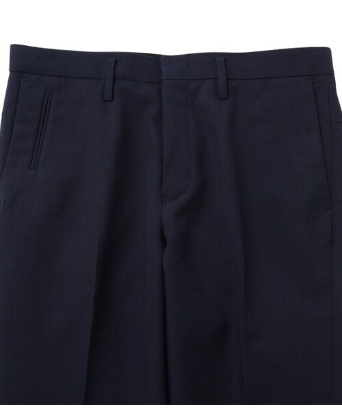 ADAM ET ROPE'（アダムエロペ）の「ウールポリエステル サージクロップドパンツ（パンツ・メンズ・ブラック/ブルー系・M/L）」の5枚目の写真