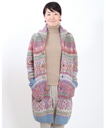 45R ノアランドジャガードカウチンコート45rpm 45R（フォーティファイブアール）の「ノアランドジャガードカウチン