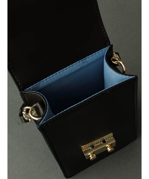 31 Sons de mode（トランテアン　ソン　ドゥ　モード）の「チェインショルダーミニポシェット（バッグ・レディース・レッド/ブラック/ベージュ・フリー）」の5枚目の写真