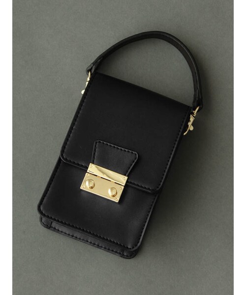 31 Sons de mode（トランテアン　ソン　ドゥ　モード）の「チェインショルダーミニポシェット（バッグ・レディース・レッド/ブラック/ベージュ・フリー）」の10枚目の写真