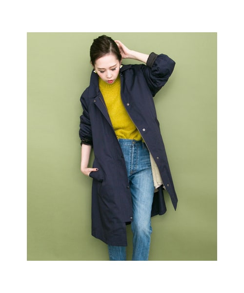 KBF(ケイビーエフ)の「WEB限定 ボーイフレンドコート(ジャケット/アウター・レディース・KHAKI/BEIGE/NAVY・one)」の13枚目の写真