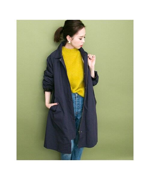 KBF(ケイビーエフ)の「WEB限定 ボーイフレンドコート(ジャケット/アウター・レディース・KHAKI/BEIGE/NAVY・one)」の12枚目の写真