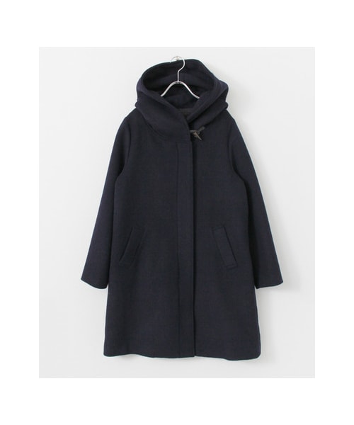 URBAN RESEARCH ROSSO WOMEN(アーバンリサーチ ロッソ)の「ボリュームフードコート(ジャケット/アウター・レディース・GRAY/NAVY・FREE)」の2枚目の写真