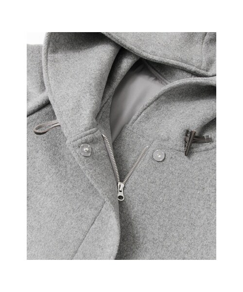 URBAN RESEARCH ROSSO WOMEN(アーバンリサーチ ロッソ)の「ボリュームフードコート(ジャケット/アウター・レディース・GRAY/NAVY・FREE)」の16枚目の写真