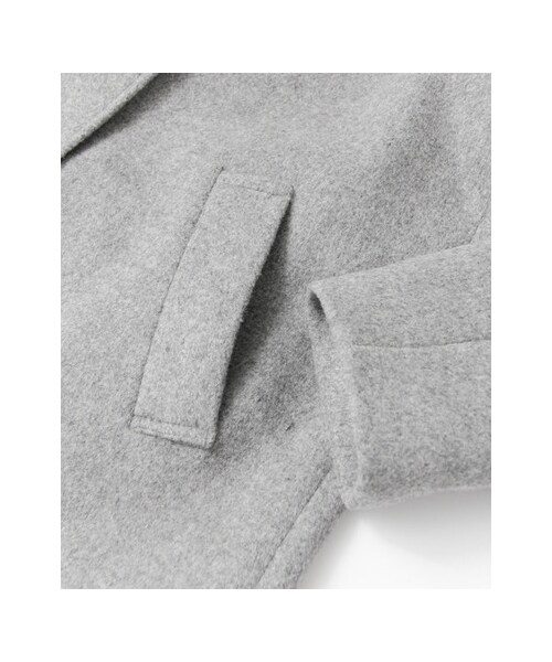 URBAN RESEARCH ROSSO WOMEN(アーバンリサーチ ロッソ)の「ボリュームフードコート(ジャケット/アウター・レディース・GRAY/NAVY・FREE)」の14枚目の写真