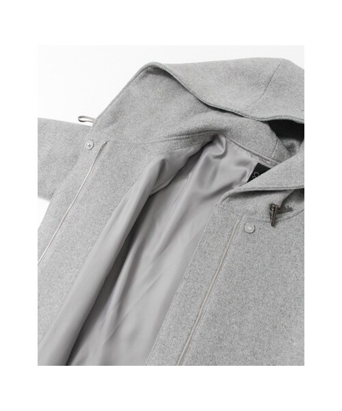 URBAN RESEARCH ROSSO WOMEN(アーバンリサーチ ロッソ)の「ボリュームフードコート(ジャケット/アウター・レディース・GRAY/NAVY・FREE)」の17枚目の写真