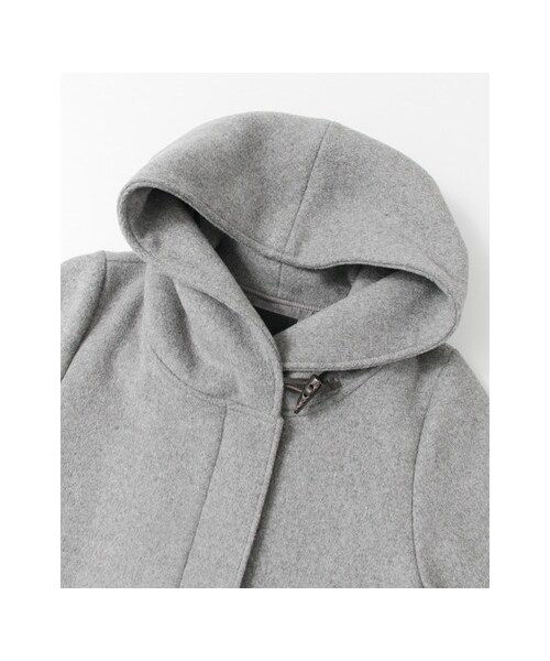 URBAN RESEARCH ROSSO WOMEN(アーバンリサーチ ロッソ)の「ボリュームフードコート(ジャケット/アウター・レディース・GRAY/NAVY・FREE)」の12枚目の写真