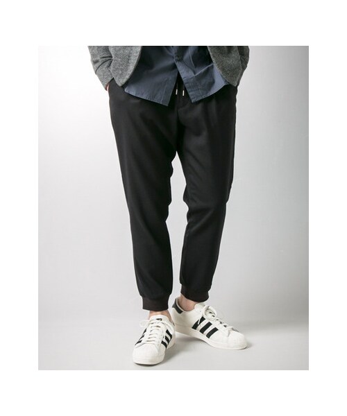 URBAN RESEARCH(アーバンリサーチ)の「ウールギャバリブパンツ(パンツ・メンズ・CHARCOAL/BLACK・M/L)」の5枚目の写真