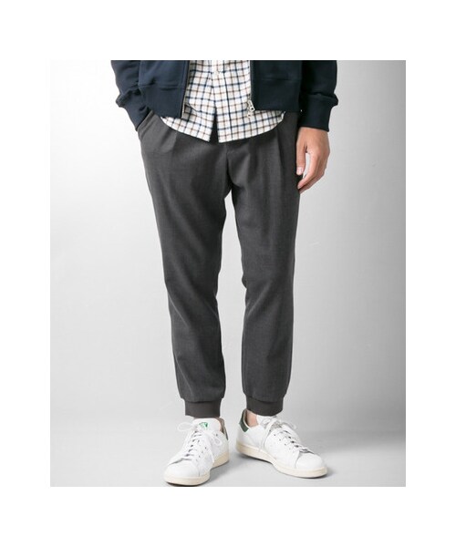 URBAN RESEARCH(アーバンリサーチ)の「ウールギャバリブパンツ(パンツ・メンズ・CHARCOAL/BLACK・M/L)」の3枚目の写真