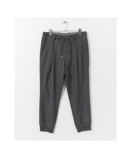 URBAN RESEARCH(アーバンリサーチ)の「ウールギャバリブパンツ(パンツ・メンズ・CHARCOAL/BLACK・M/L)」の1枚目の写真