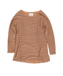Ungrid | ルーズドルマンボーダーロンTee(トップス)