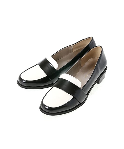 earth music&ecology（アースミュージックアンドエコロジー）の「ローファースリッポンパンプス（シューズ・ブラック/ダークブラウン/マルチ・22.5cm/23cm/23.5cm/24cm/24.5cm）」の3枚目の写真