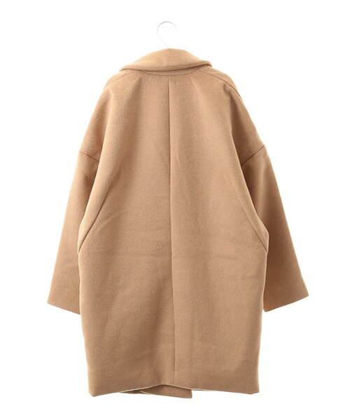 earth music&ecology(アースミュージックアンドエコロジー)の「オーバーチェスターコート(ジャケット/アウター・杢グレー/ブラック/キャメル・F)」の5枚目の写真