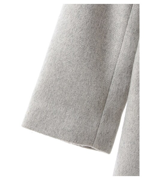 earth music&ecology(アースミュージックアンドエコロジー)の「ロングチェスターコート(ジャケット/アウター・杢ライトグレー/ブラック/キャメル・S/M)」の9枚目の写真